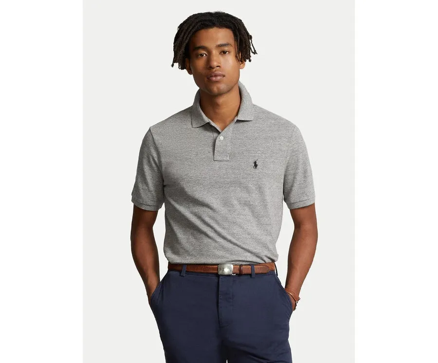 obrazek 1 Polo Ralph Lauren Polo 710666998006 Szary Custom Slim Fit