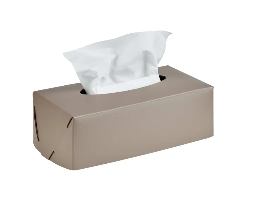 obrazek 1 Prostokątne pudełko na chusteczki 23x12xH7,5 cm w kolorze cappuccino