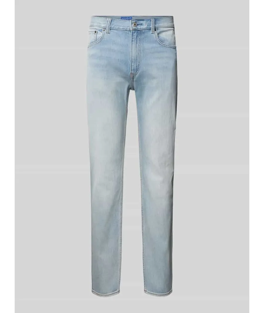 obrazek 1 Jeansy o kroju regular fit z 5 kieszeniami model ‘Ash’