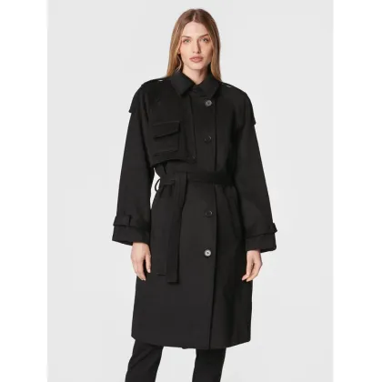 Zdjęcie Bruuns Bazaar Płaszcz przejściowy Catarina BBW3009 Czarny Regular Fit
