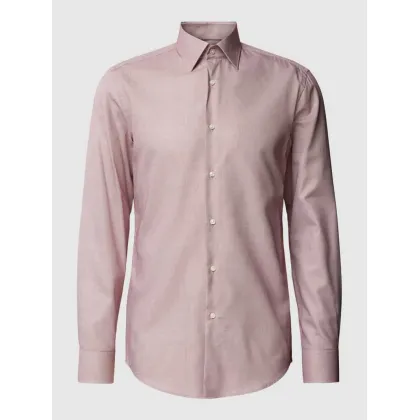 Zdjęcie Koszula biznesowa o kroju slim fit ze wzorem na całej powierzchni model ‘Hank’