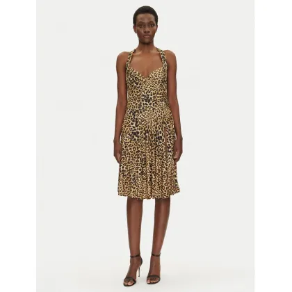 Zdjęcie NORMA KAMALI Sukienka codzienna KK4243PLG47656 Brązowy Slim Fit