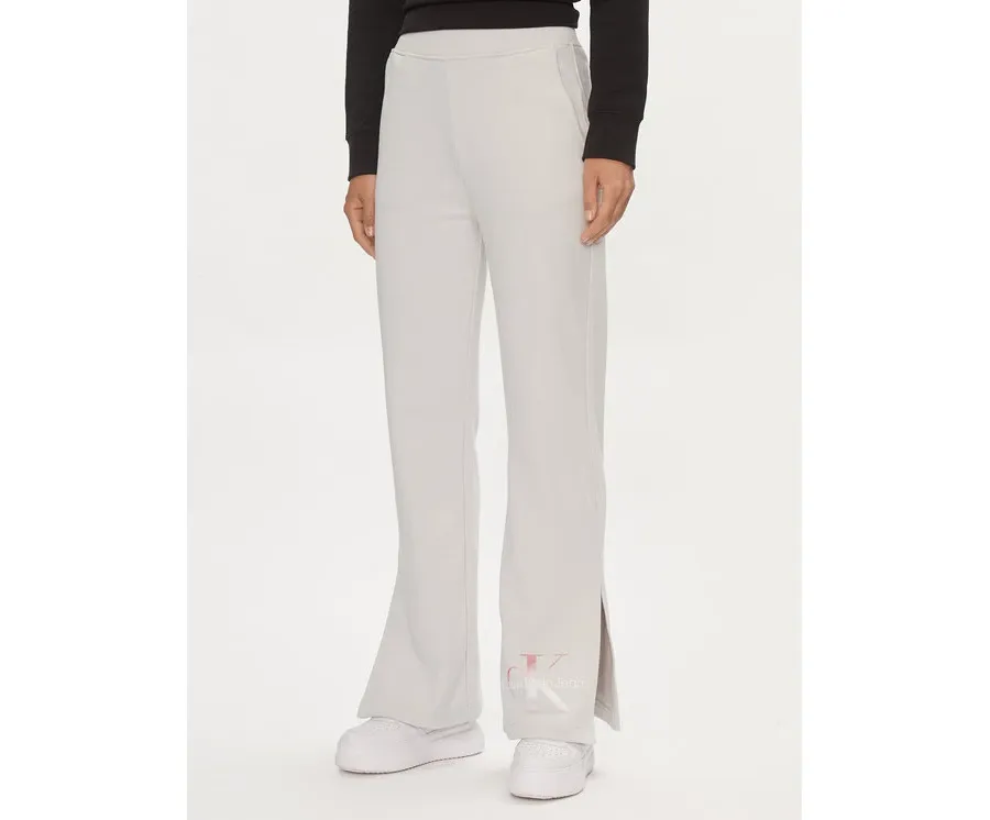 obrazek 1 Calvin Klein Jeans Spodnie dresowe Diffused Monologo J20J223422 Szary Regular Fit