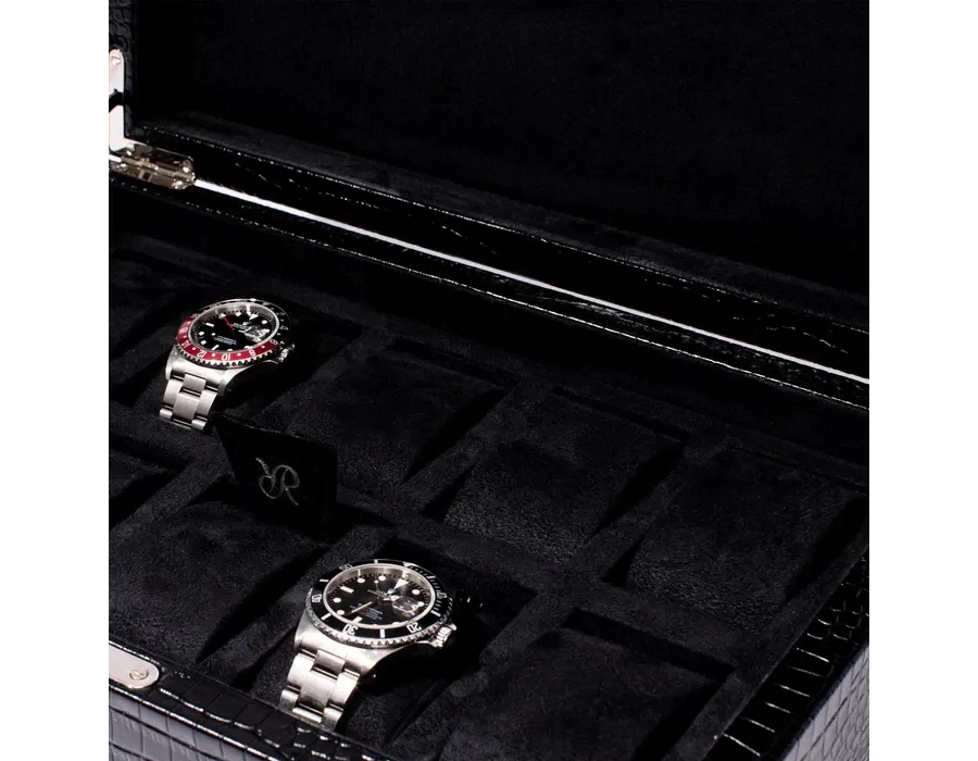 obrazek 5 Czarny Collector Box L264 na 10 zegarków marki Rapport London