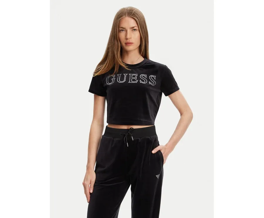 obrazek 1 Guess Bluzka V3BI01 K0232 Czarny Regular Fit