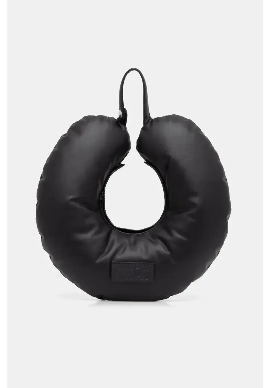 obrazek 1 MM6 Maison Margiela torebka skórzana kolor czarny SB6WD0034.P7179