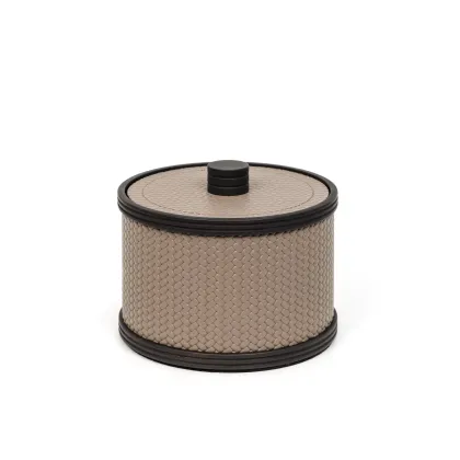 Zdjęcie okrągłe pudełko na drobiazgi