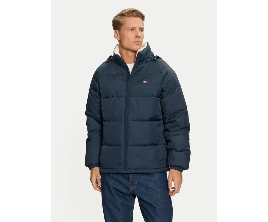 obrazek 1 Tommy Jeans Kurtka zimowa DM0DM20003 Granatowy Relaxed Fit