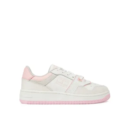 Zdjęcie Tommy Jeans Sneakersy Tjw Retro Basket Washed Suede EN0EN02773 Biały