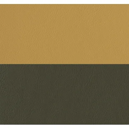 Zdjęcie Stylowy wazon Otto 9x24xH44 cm w kolorze musztardowym i oliwkowym w pionowe pasy