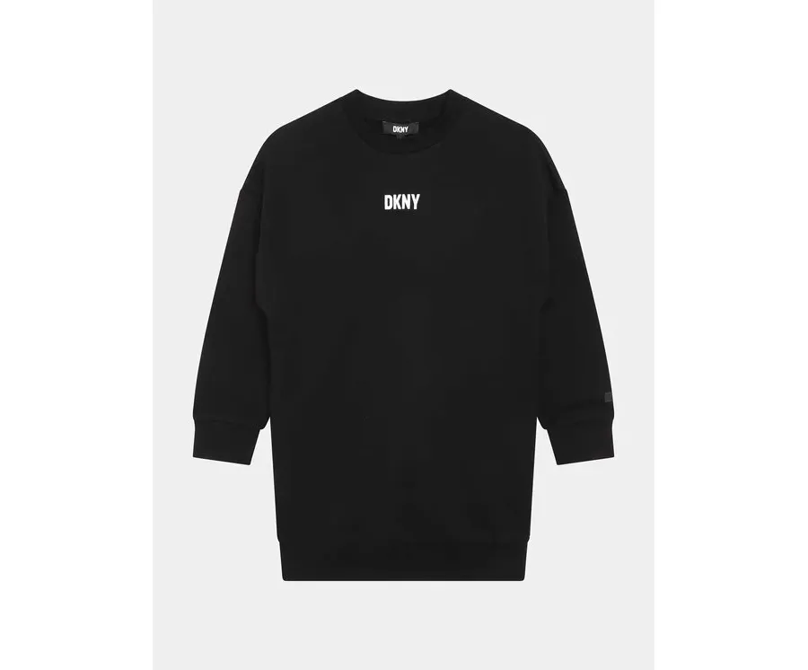 obrazek 1 DKNY Sukienka dzianinowa D32894 S Czarny Regular Fit
