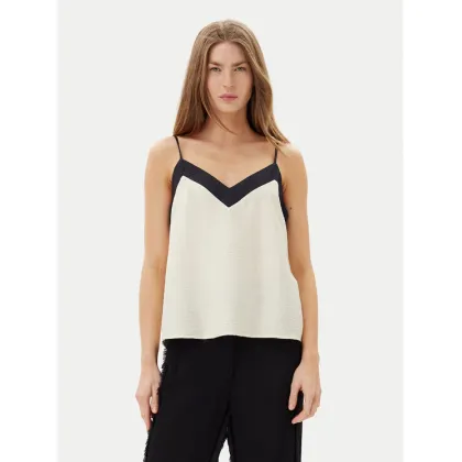 Zdjęcie Vero Moda Top Denise 10329790 Beżowy Regular Fit