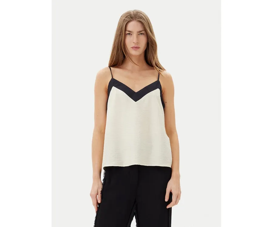 obrazek 1 Vero Moda Top Denise 10329790 Beżowy Regular Fit