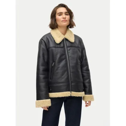 Zdjęcie Vero Moda Kurtka z imitacji skóry Kay 10310165 Czarny Regular Fit