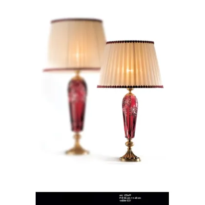 Zdjęcie Lampa kryształowa z wzorem palmy z kloszem - Il Paralume Marina