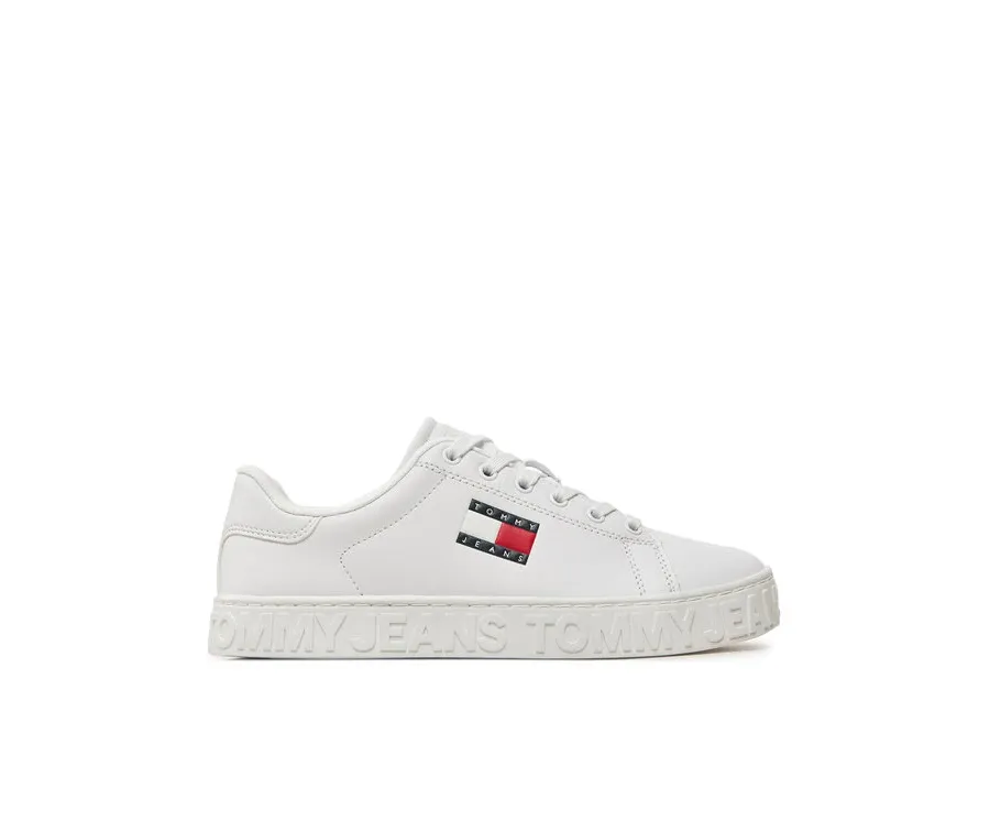 obrazek 1 Tommy Jeans Sneakersy Tjw Logo Outsole Sneaker Ess EN0EN02703 Biały