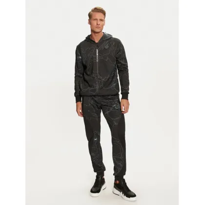 Zdjęcie Plein Sport Dres Jogging Set: Top/Trousers Lunar FADC MJJ0763 STE003N Czarny Regular Fit