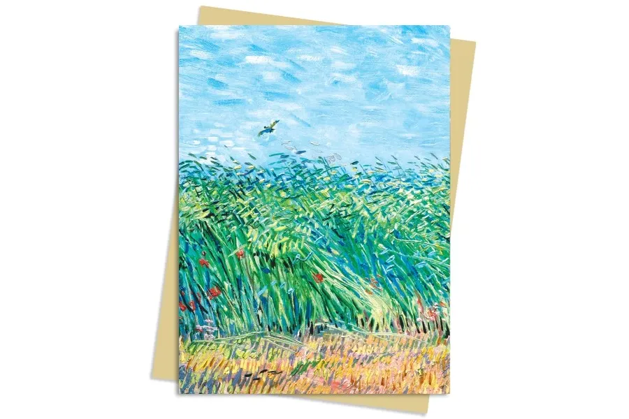 obrazek 1 Pakiet kartek na życzenia (Van Gogh: Pole pszenicy ze skowronkiem) - Flame Tree Publishing