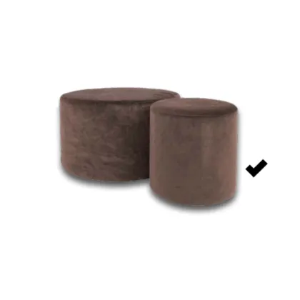 Zdjęcie Stylowa pufa w nowoczesnym stylu z Włoch - Casa + 39