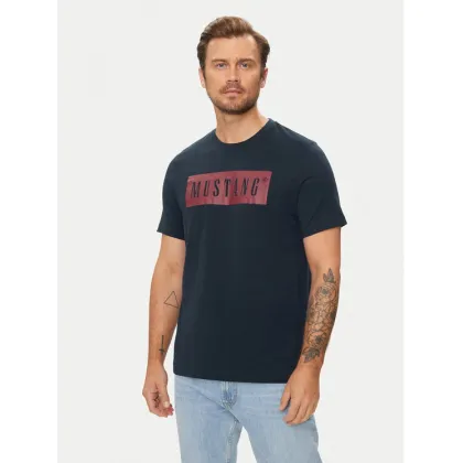 Zdjęcie Mustang T-Shirt Austin 1014749 Szary Regular Fit