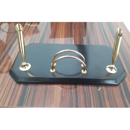 Zdjęcie Czarny przybornik na długopis i pióro - outlet