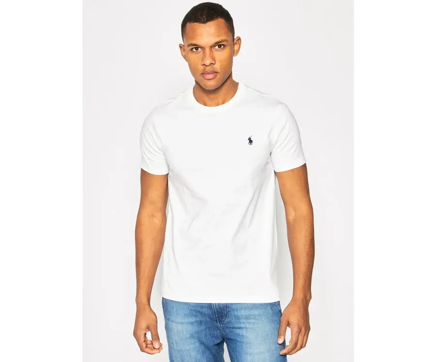 obrazek 1 Polo Ralph Lauren T-Shirt 710680785 Biały Custom Slim Fit