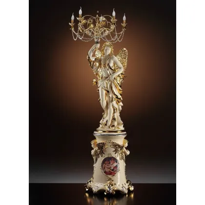 Zdjęcie Ekskluzywna stojąca lampa do salonu