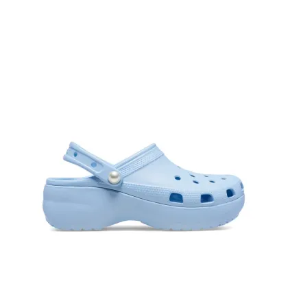 Zdjęcie Crocs Klapki Classic Platform Pearl Clog 211231 Niebieski