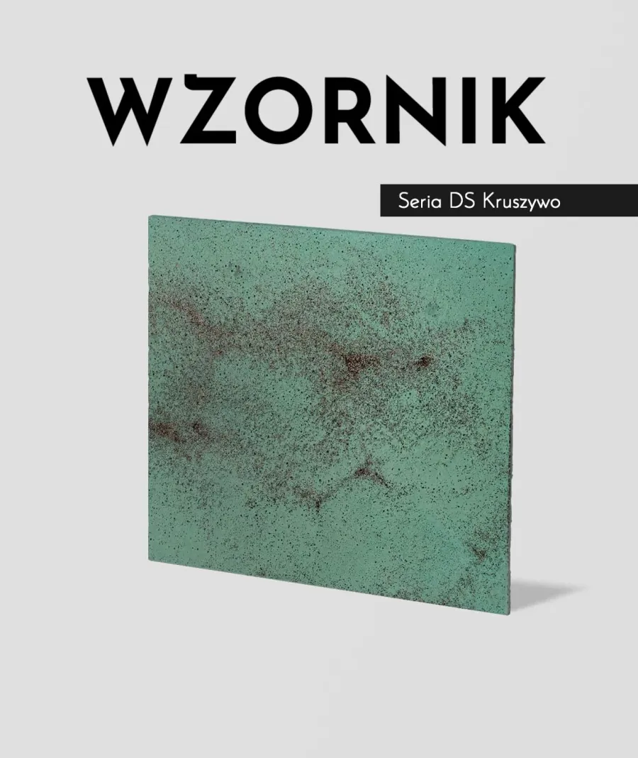 obrazek 1 Wzornik DS - (zielony czarne kruszywo, średnia porowatość) - beton architektoniczny