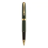 Picture DIPLOMAT Excellence A2 rollerball pen, green/gold