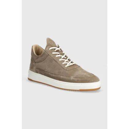 Zdjęcie Filling Pieces sneakersy zamszowe Low Top Ripple Suede kolor beżowy 25122799988