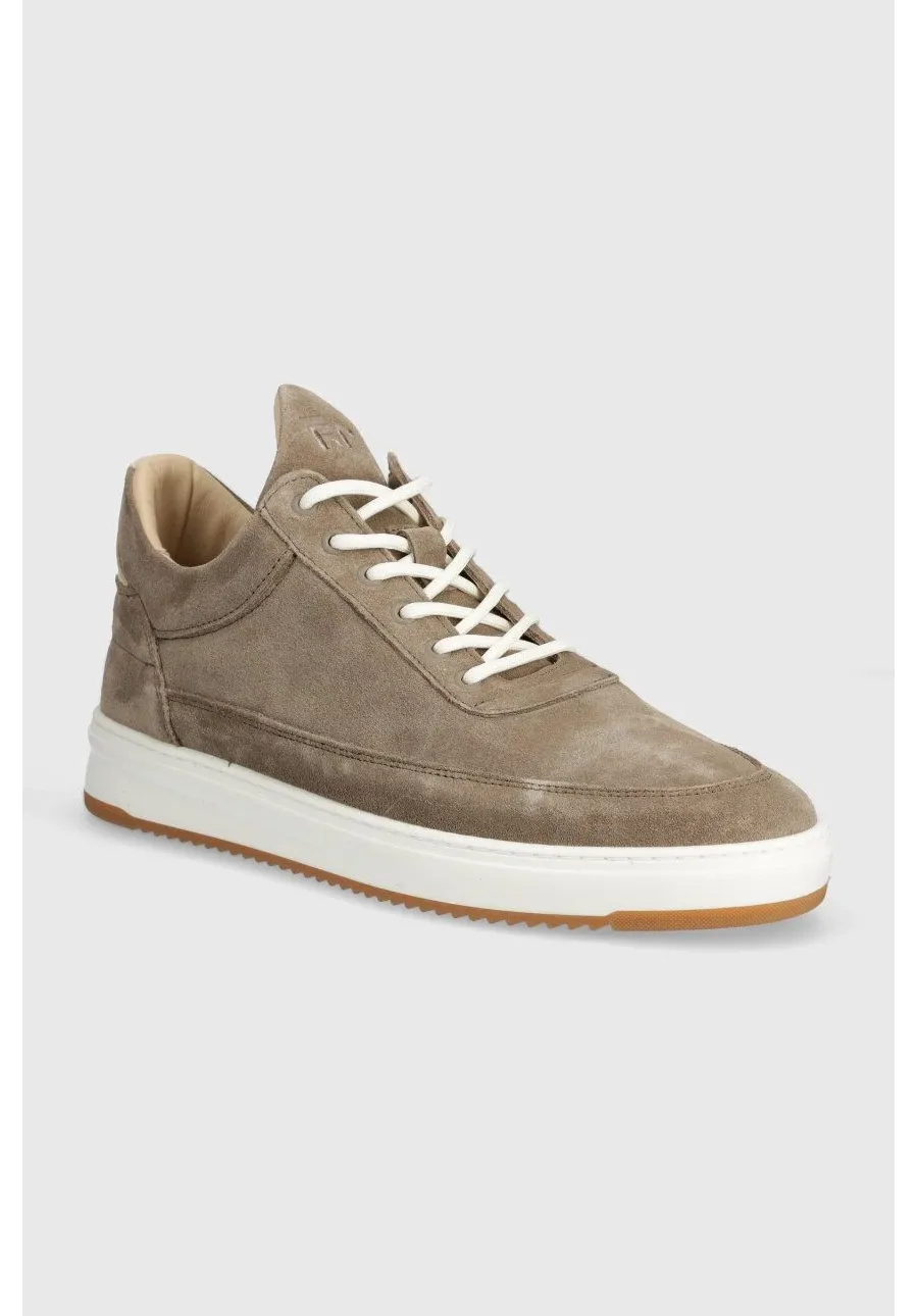 obrazek 1 Filling Pieces sneakersy zamszowe Low Top Ripple Suede kolor beżowy 25122799988