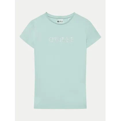 Zdjęcie Guess T-Shirt J4RI49 J1314 Zielony Regular Fit