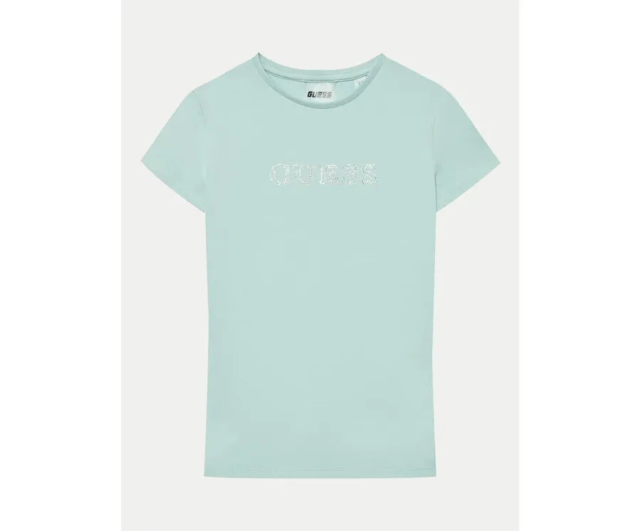 obrazek 1 Guess T-Shirt J4RI49 J1314 Zielony Regular Fit