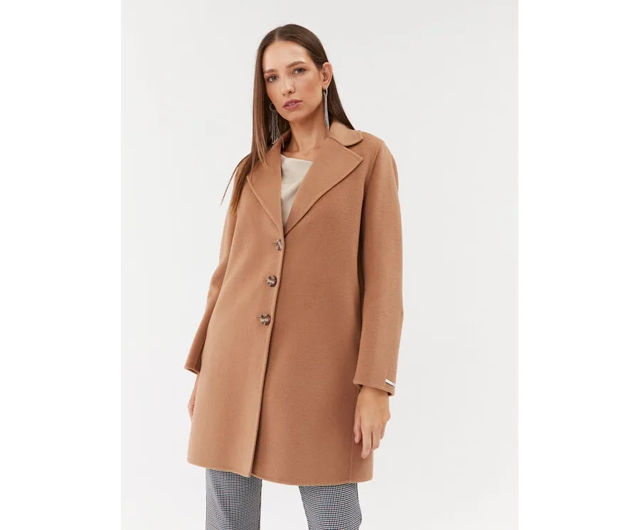 obrazek 1 Marella Płaszcz wełniany Betel 2330161138200 Brązowy Regular Fit