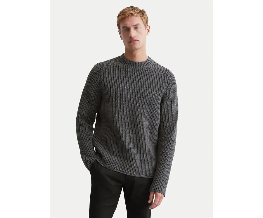 obrazek 1 Marc O'Polo Sweter 429 6018 60318 Szary Regular Fit