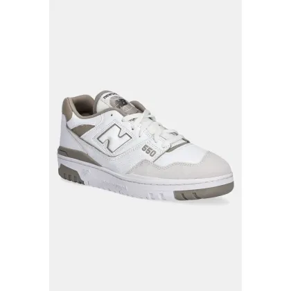 Zdjęcie New Balance sneakersy skórzane BB550GSS męskie kolor biały BB550GSS