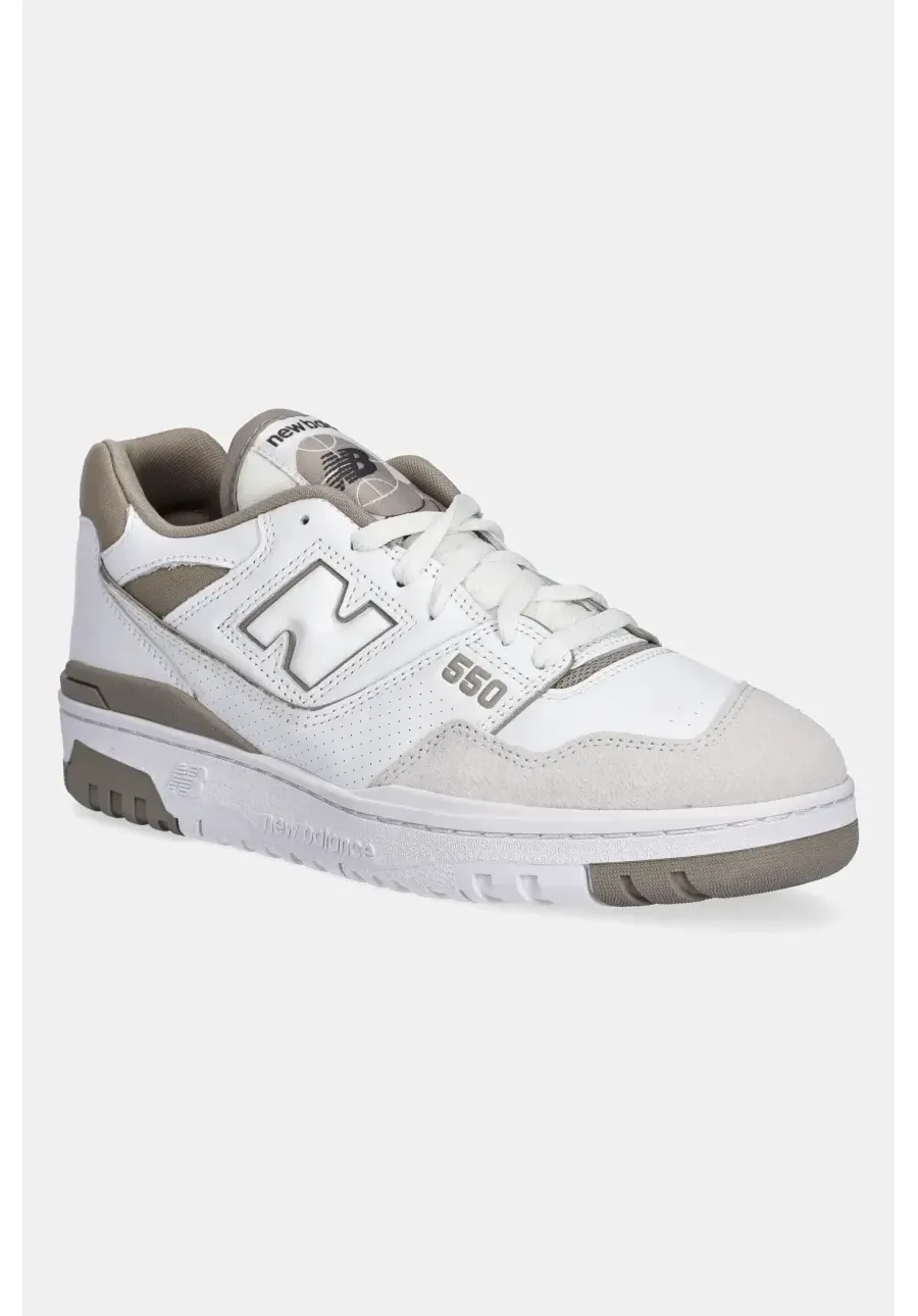 obrazek 1 New Balance sneakersy skórzane BB550GSS męskie kolor biały BB550GSS