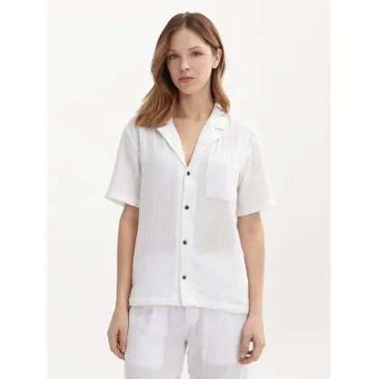 Zdjęcie Calvin Klein Underwear Koszula 000QS7137E Biały Relaxed Fit