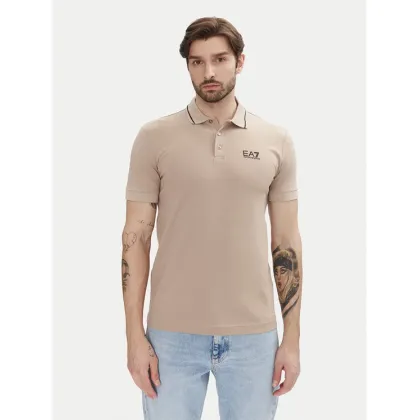 Zdjęcie EA7 Emporio Armani Polo 8NPF16 PJVUZ U6155 Beżowy Slim Fit