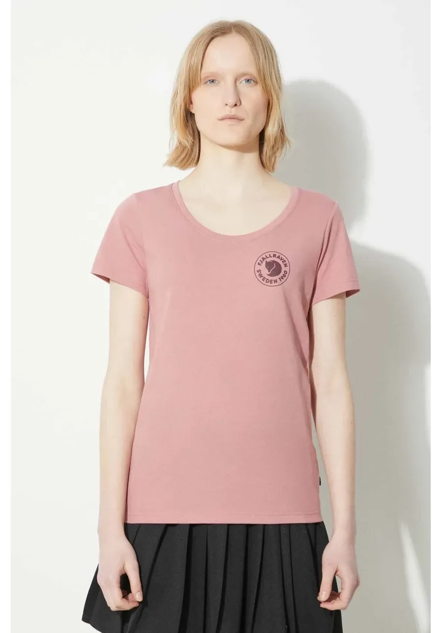 obrazek 1 Fjallraven t-shirt 1960 Logo T-shirt W damski kolor różowy F83513.300