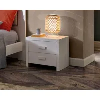 Zdjęcie Elegancka szafka nocna z 2 szufladami - Zanini