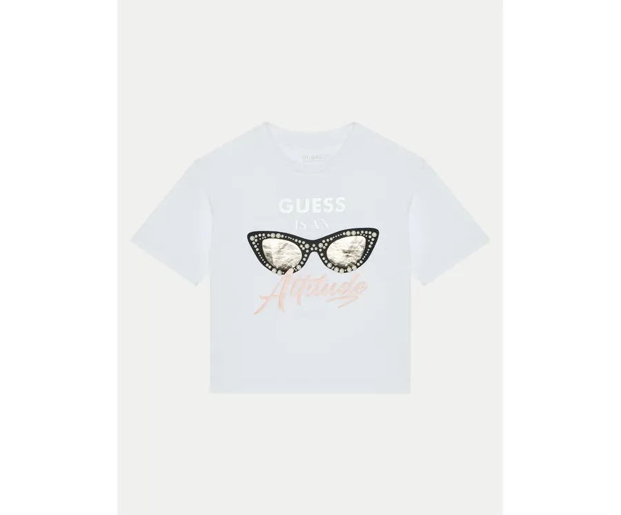 obrazek 1 Guess T-Shirt J5RI40 K6YW4 Biały Regular Fit