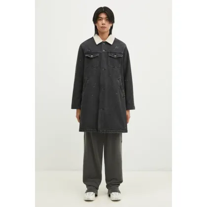 Zdjęcie Undercover płaszcz jeansowy Coat męski kolor czarny przejściowy UC2D4306