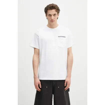Zdjęcie Wacko Maria t-shirt bawełniany x Keith Haring męski kolor biały z nadrukiem KH.WM.TEE01