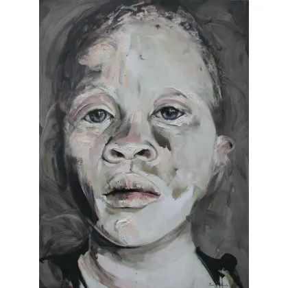 Zdjęcie Nowoczesny wielkoformatowy portret olejny