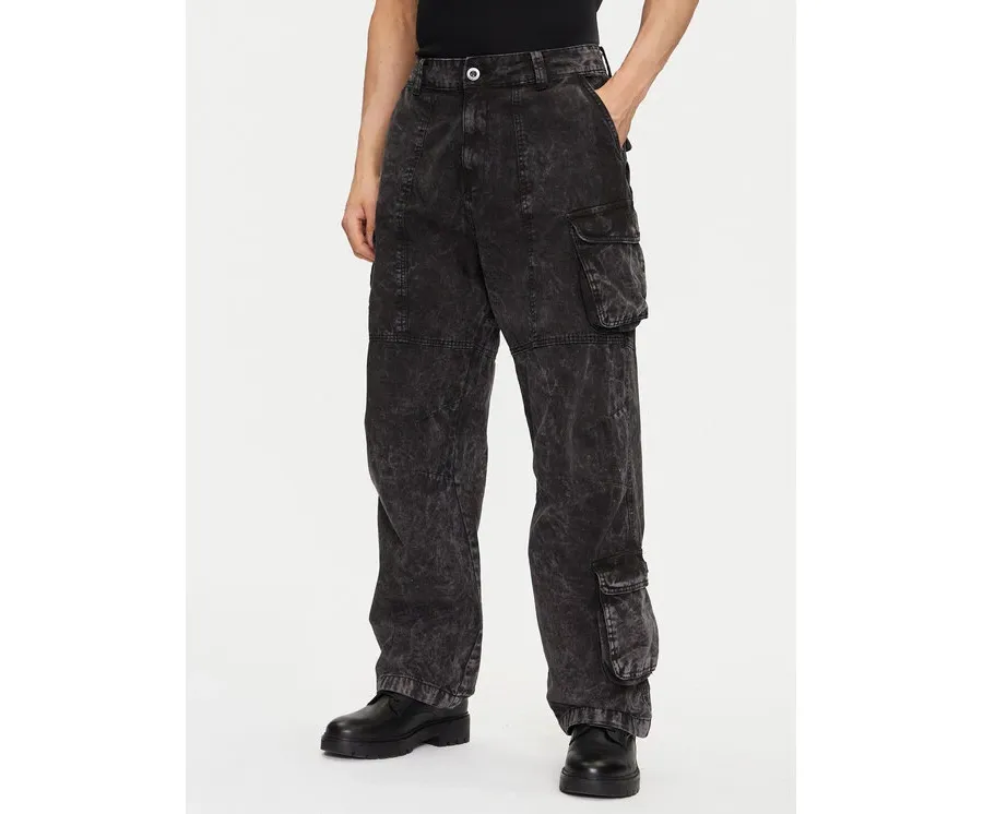 obrazek 1 Alpha Industries Jeansy Canvas Acid Pant 156212 Czarny Regular Fit