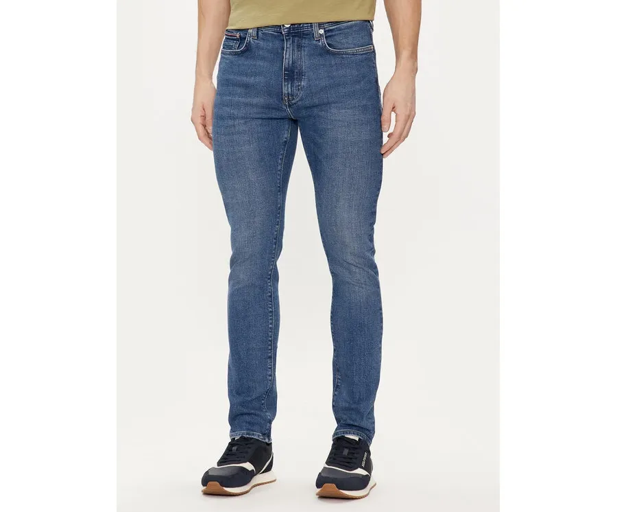 obrazek 1 Tommy Hilfiger Jeansy Bleecker MW0MW33963 Niebieski Slim Fit