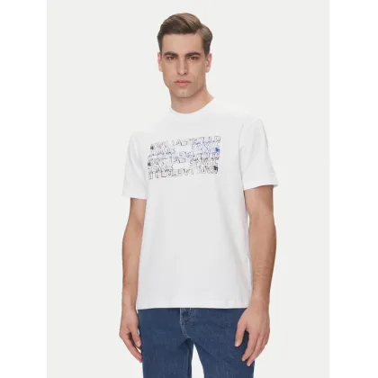Zdjęcie KARL LAGERFELD T-Shirt A2M17038 Biały Regular Fit