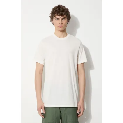 Zdjęcie Filson t-shirt bawełniany Ranger Solid męski kolor beżowy gładki FMTEE0001